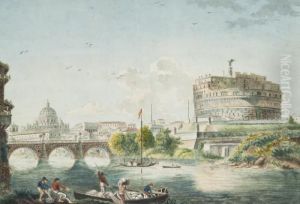 Castel S. Angelo Dal Tevere by Franz Keiserman