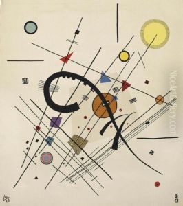 Sur Fond Blanc by Wassily Kandinsky