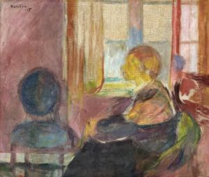 By The Window by Ludwig Peter Karsten