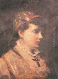 Girl in a Green Hat by Leon Wyczolkowski