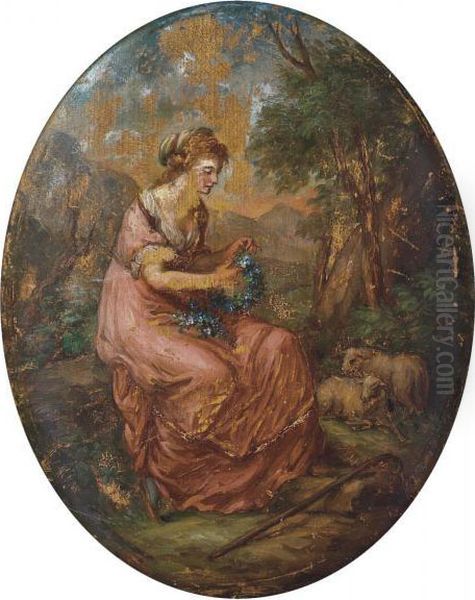 A Shepherdess In A Landscape - view 1