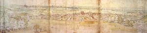Greenwich Palace and London from Greenwich Hill, from 'The Panorama of London', c.1544 by Anthonis van den Wyngaerde