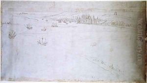 Greenwich, from The Panorama of London, c.1544 by Anthonis van den Wyngaerde