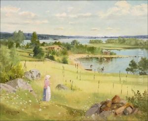 Maisemahameesta. by Sigfrid August Keinanen