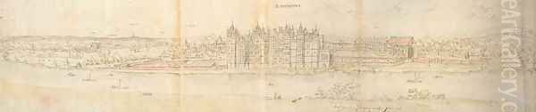Richmond Palace from Across the Thames, 1562 - view 1