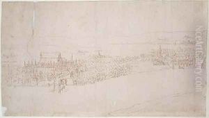 Westminster Palace, from The Panorama of London, c.1544 by Anthonis van den Wyngaerde