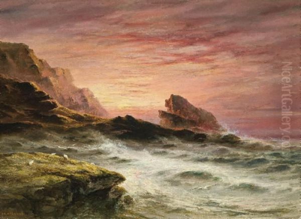 Sunset At Plemont Point, Jersey - view 1