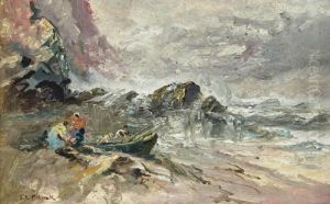 Fisherfolk Packing Up For The Day by S.L. Kilpack