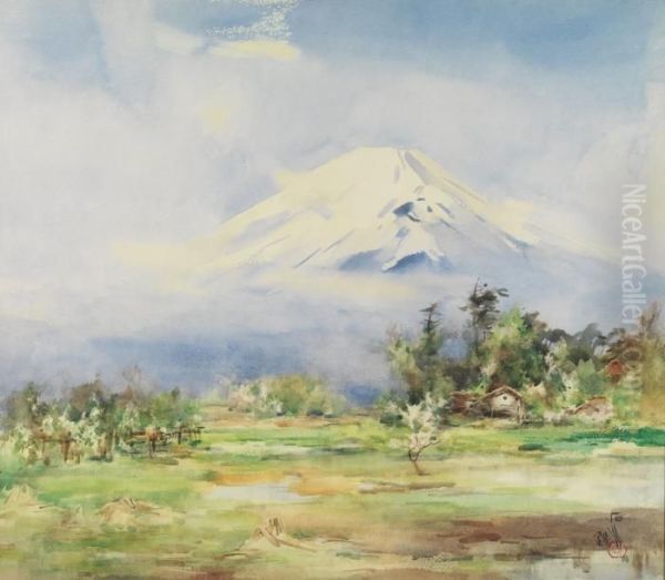 Spring View Of Mt. Fuji - view 1