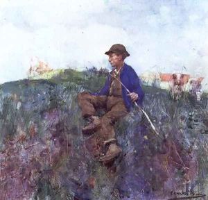 The Herdboy, 1886 by Edward Arthur Walton