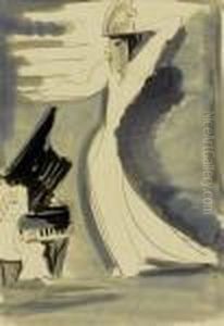 Singer At The Piano by Ernst Ludwig Kirchner