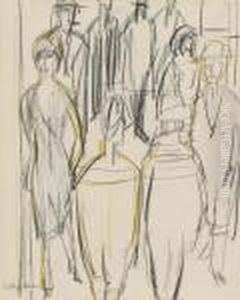 Strasenszene by Ernst Ludwig Kirchner