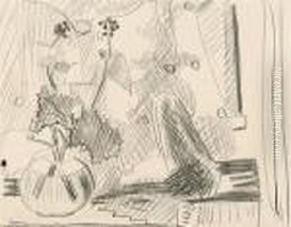 Interieur Mit Blumen In Vase - view 1