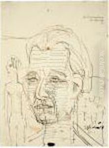 Der Reichskunstwart Edwin Redslob by Ernst Ludwig Kirchner
