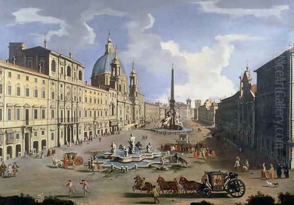 A View of the Piazza Navona in Rome by (circle of) Wittel, Gaspar van (Vanvitelli)