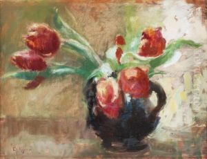 Still Life With Tulips by Esther Kjerner