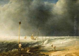 Approaching Storm, Entrance to the Firth of Forth by John Jock Wilson