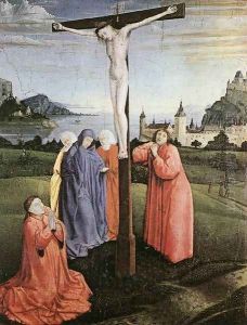 Christ on the Cross 1430-33 by Konrad Witz