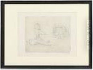 Was Lauft Er (kornfeld 109) by Paul Klee