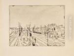 Bahnhof by Paul Klee