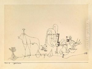 Vogel-drama by Paul Klee