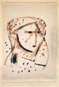 Bildnisskizze "m" by Paul Klee