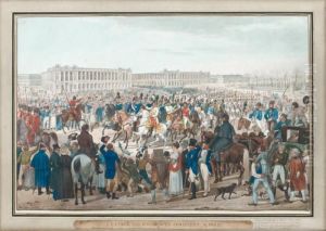 L'entree Des Puissances 
Coalisees A Paris Parade Des Troupes Russes, Autrichiennes Et 
Prussiennes Sur La Place De La Concorde