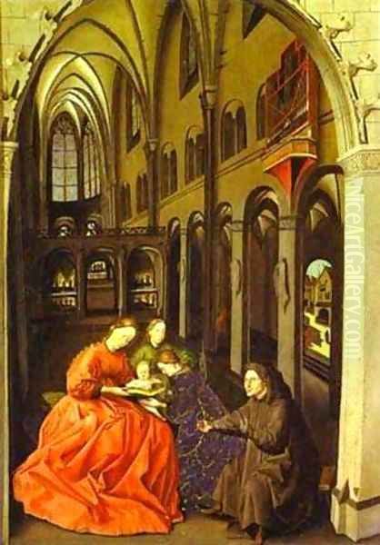 Madonna And Saints In A Church 1440-1445 - view 1