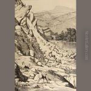 Landslide, Pl. Vi, From Intermezzos by Max Klinger