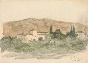 Klinger, Mediterrane Landschaft by Max Klinger