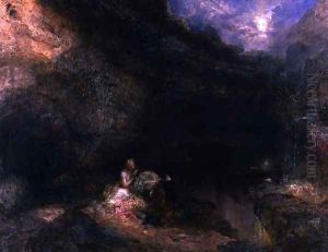Scene from the Tempest by Alfred Woolmer