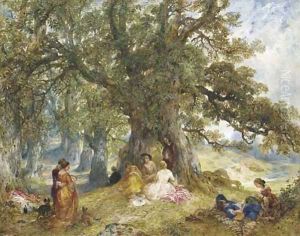 Fete champetre by Alfred Woolmer