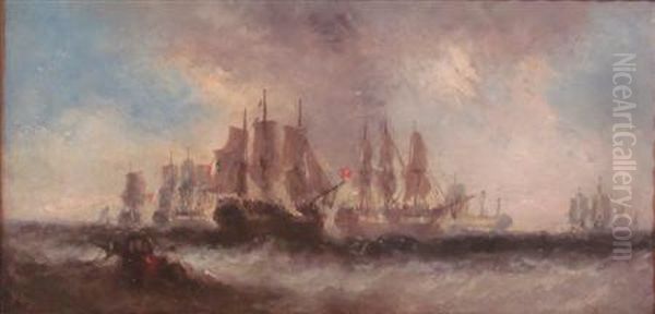 French Naval Engagement - view 1