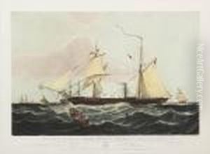 View Of Her Majesty's Steam Frigate Cyclops Off Spithead by William Adolphu Knell