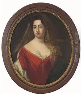 Portrait Of Charlotte, Countess Of Litchfield; Portrait Of A Gentleman