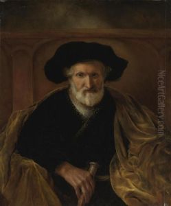 Portrait Of A Bearded Old Man by Sir Godfrey Kneller