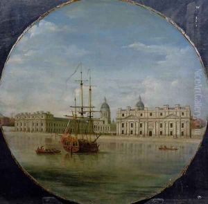 Greenwich Hospital from the River, 1748 by Samuel Wale