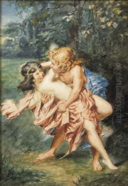 Knypfer Nymph And Satyr - view 1