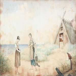 Two Love Scenes With Sailor And Fisher Flirting With A Woman
