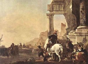 The Ford 1647 by Jan Baptist Weenix