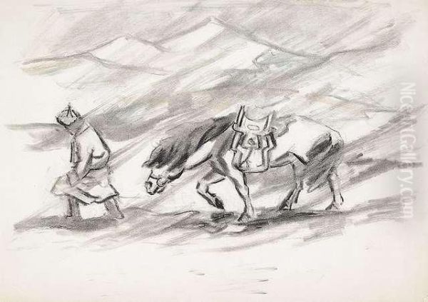 Sandsturm In Der Wuste Gobi - view 1