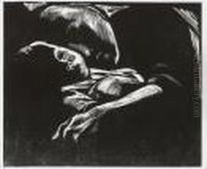 Schlafende Mit Kind by Kathe Kollwitz
