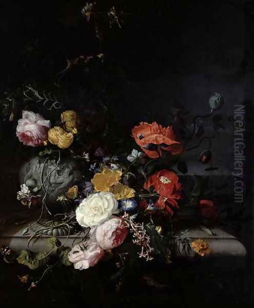 Still Life with Flowers and Insects - view 1