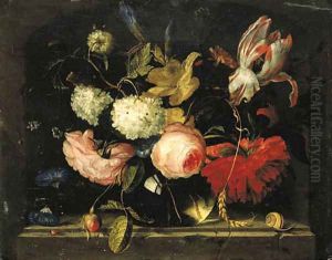 Roses and irises