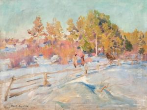 Winter Landscape by Konstantin Alexeievitch Korovin