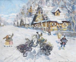 Russian Winter by Konstantin Alexeievitch Korovin