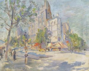 Paris In Spring by Konstantin Alexeievitch Korovin