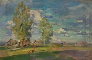 A Summer Day by Konstantin Alexeievitch Korovin