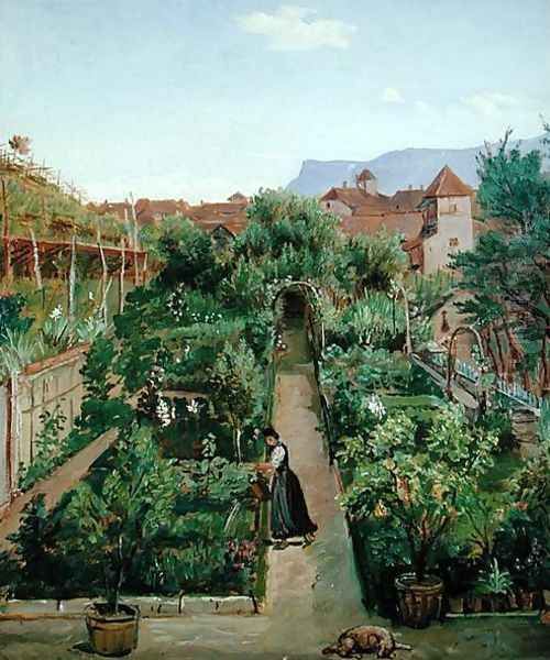 The Ottmannsgutes Flower Garden in Merano, c.1840 - view 1