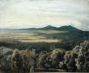 Italian Landscape, 1833 by Friedrich Wasmann